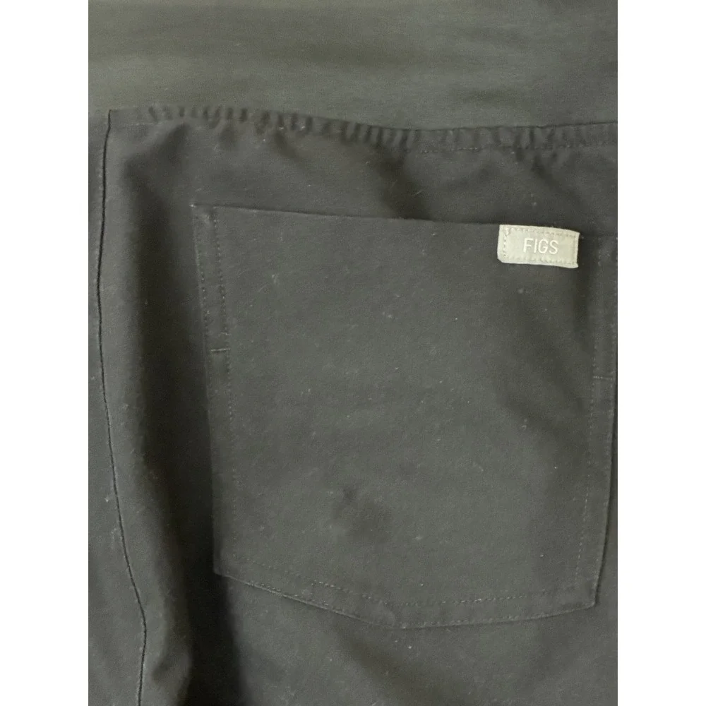 FIGS Zamora Jogger Scrub Pants • Black • XS